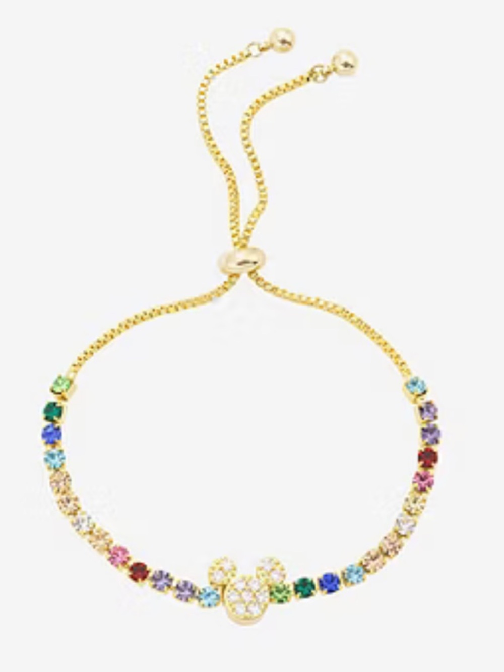Disney Classics Jewelry | Mickey Mouse Rainbow Bolo Bracelet